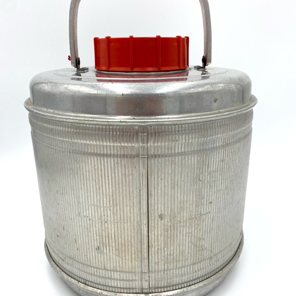 Vintage Thermos Featherflite Poloron Serving with Swing Handle Dent. - Picture 12 of 13